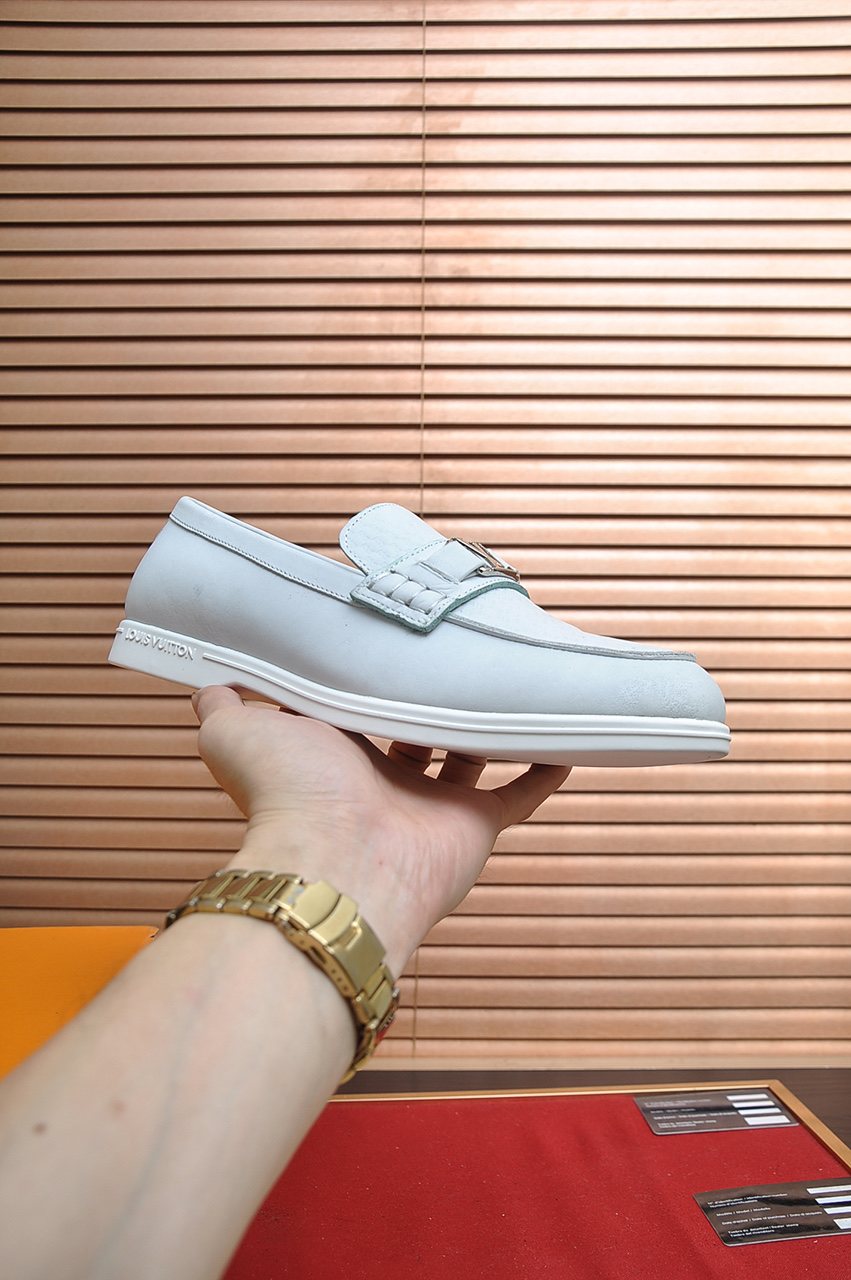 Louis Vuitton Buckle Slip-On Loafers