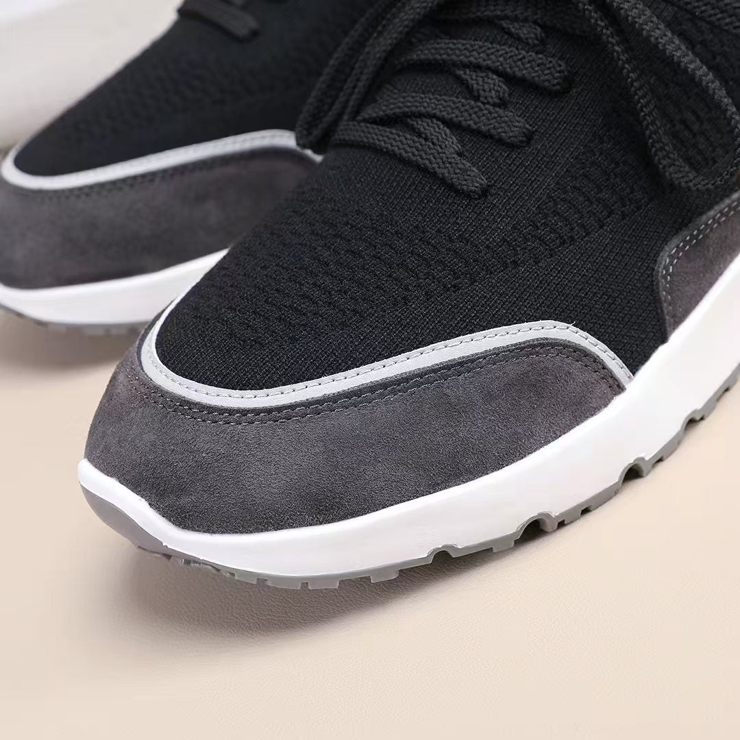 Brunello Cucinelli Knit Lace-Up Sneakers