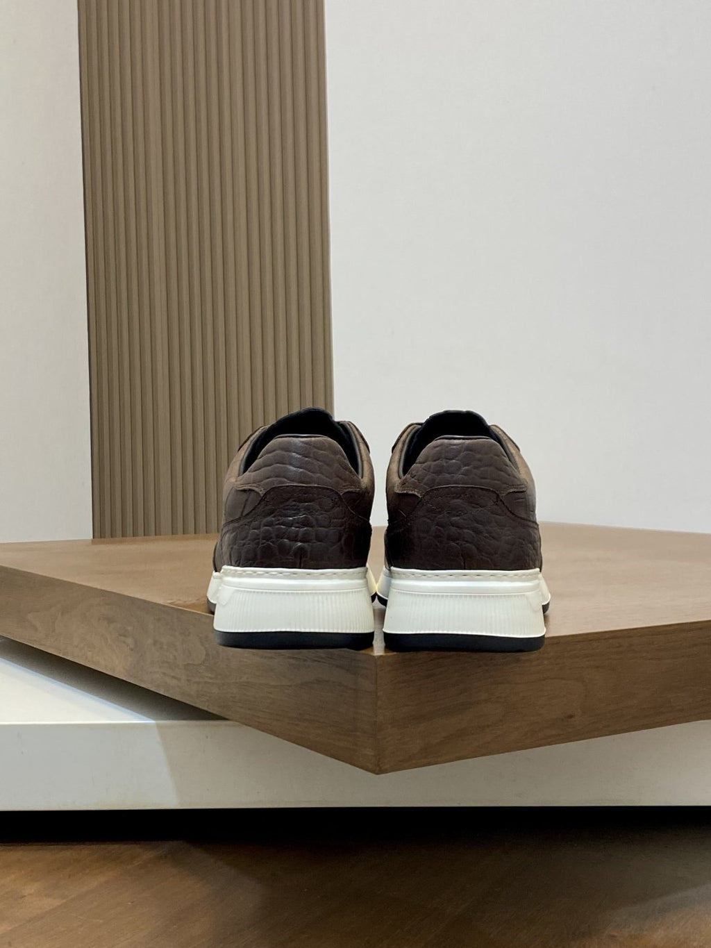 Zilli Men's Stitched Leather Sneakers
