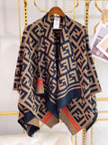 Fendi Geometric Shawl Wrap