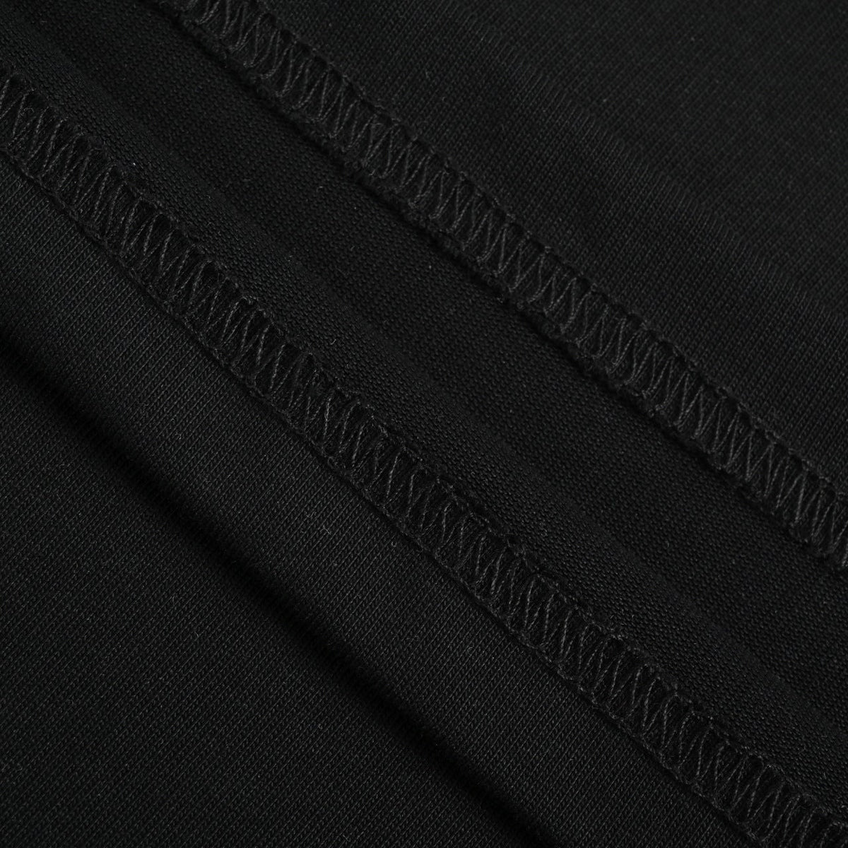 Louis Vuitton 26SS Front & Back Leather Letter Logo T-Shirt Black