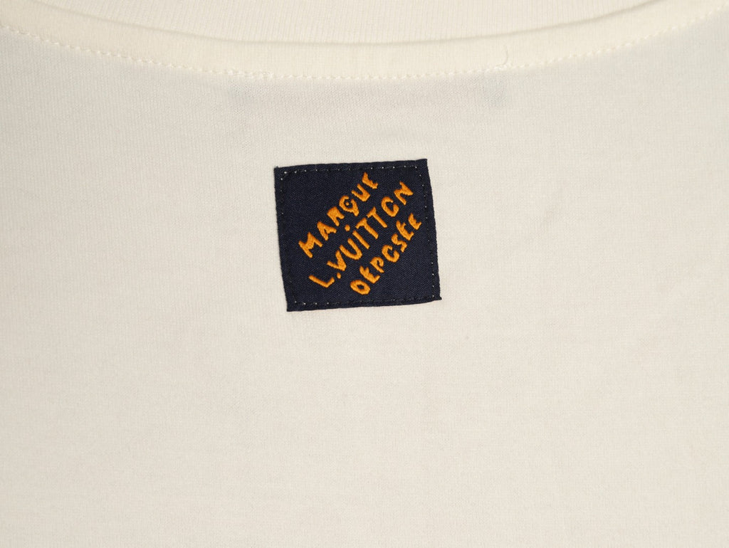 Louis Vuitton Subtle Tonal Front Graphic T-Shirt - Off-White