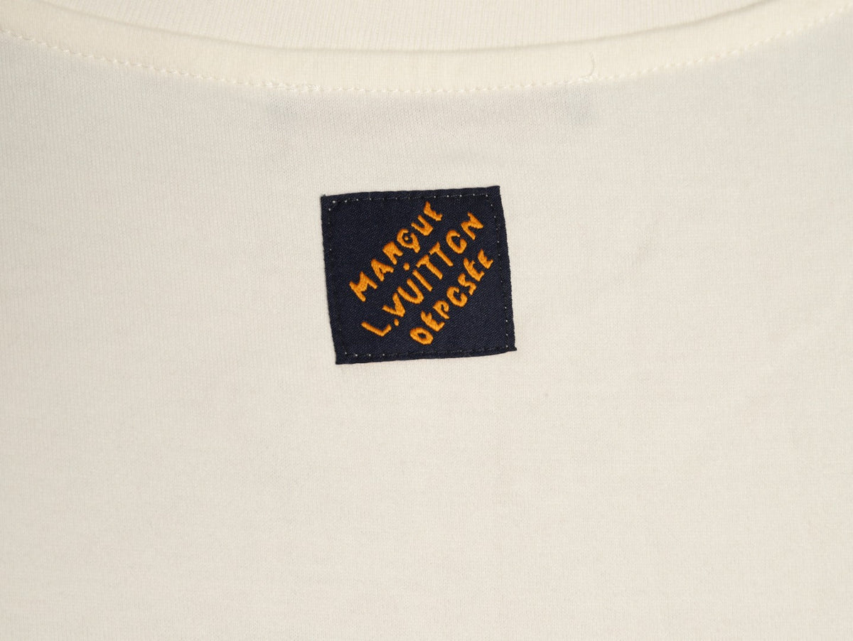 Louis Vuitton Subtle Tonal Front Graphic T-Shirt - Off-White
